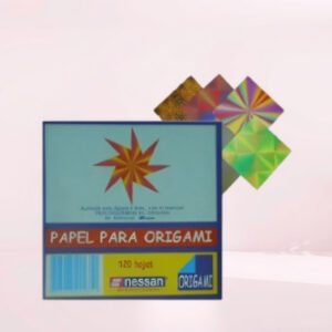 Papel para origami 120 hojas iris/texturas