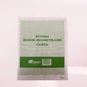 Block Milimetrado Carta