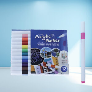 Marcador aclylico doble x12