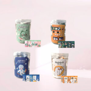 Borrador pote 30 pcs clásico surtido