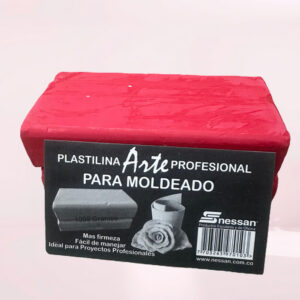 Plastilina Arte Para Moldeado Profesional (Roja)
