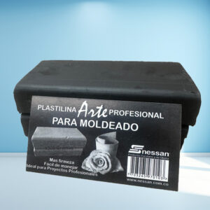Plastilina Arte Para Moldeado Profesional (Negra)