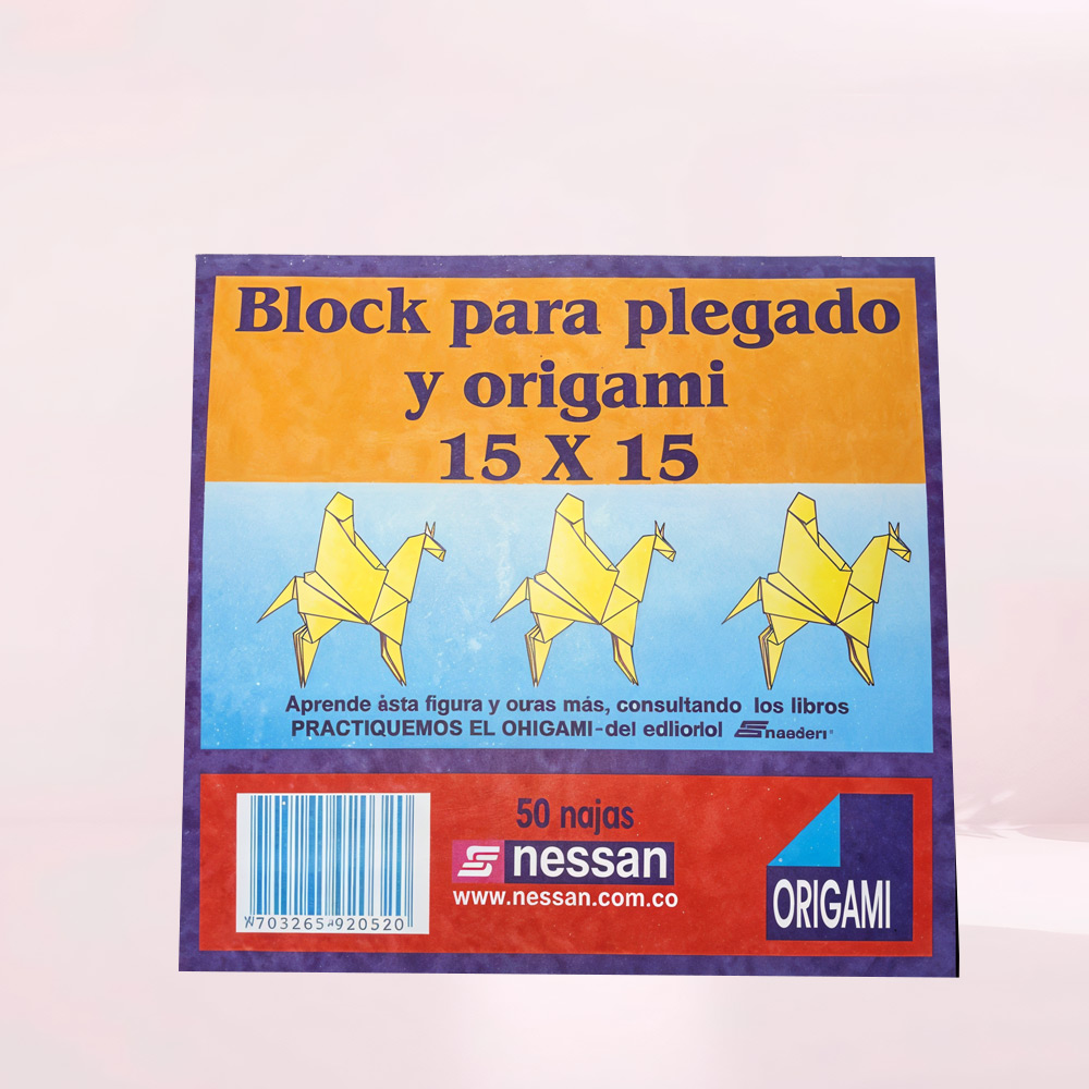 Block para Plegado y Origami 15x15 50h con texturas