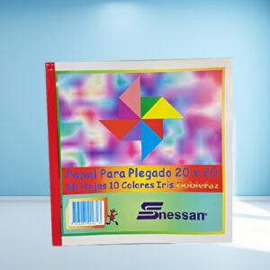 Papel para plegado 20x20 50 hojas Colores Iris