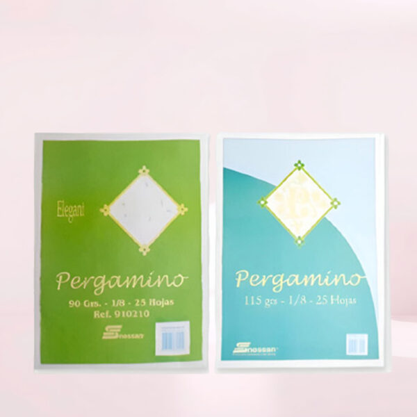 Pergamino 90gr. 1/8 Bolsa x 25h