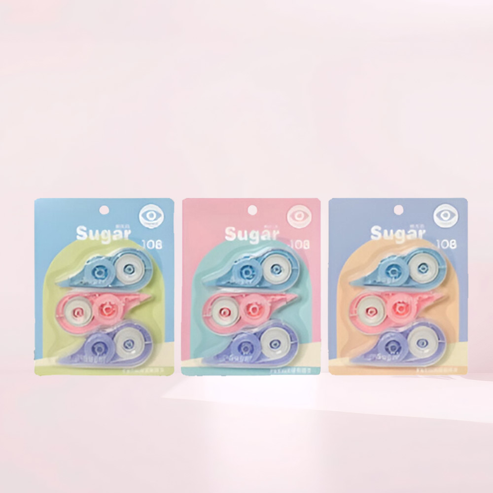 Cinta correctora 6m blíster x3